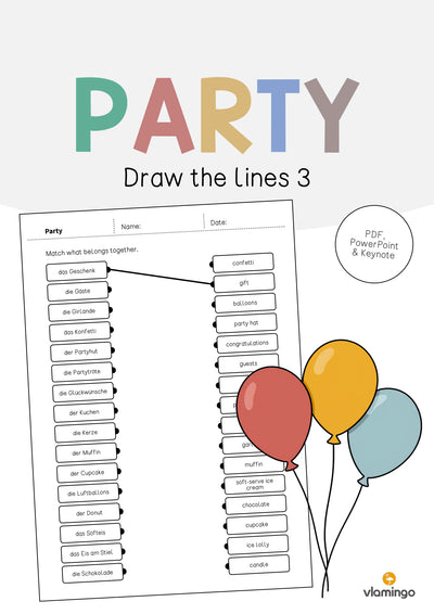 Party: Draw the lines 3 (Englisch)
