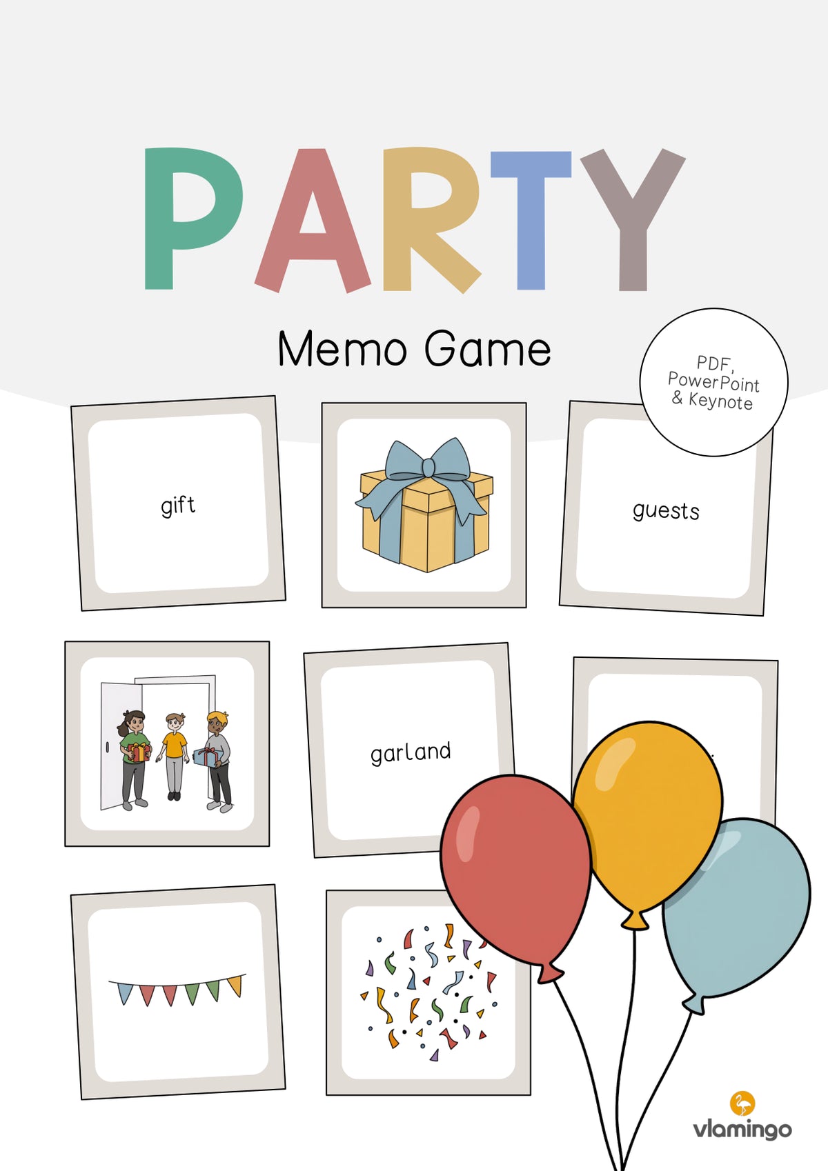 de englisch party memo game 001