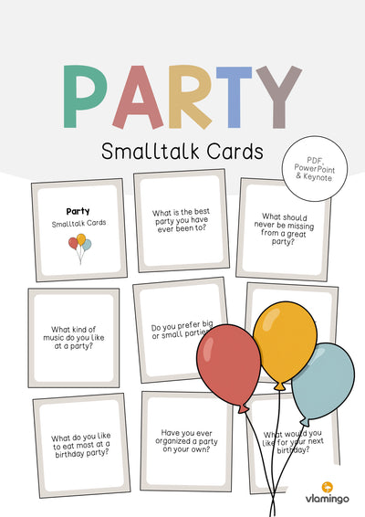 Party: Smalltalk Cards (Englisch)