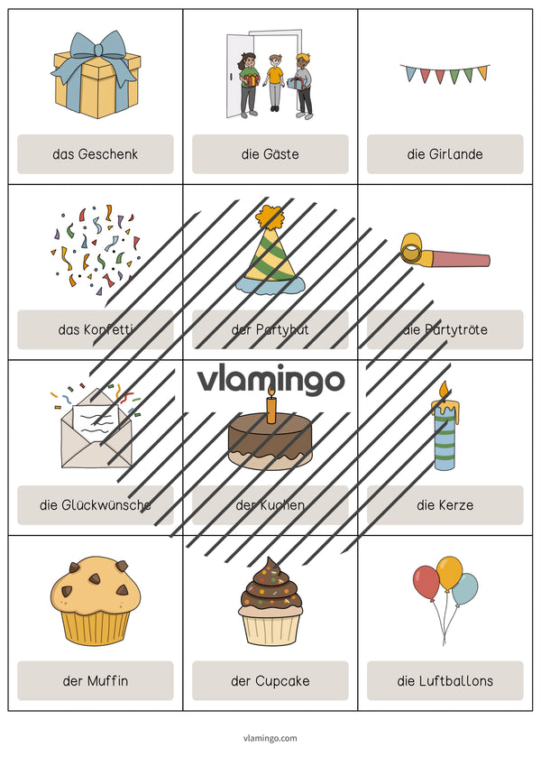 de englisch party vocabulary cards 003