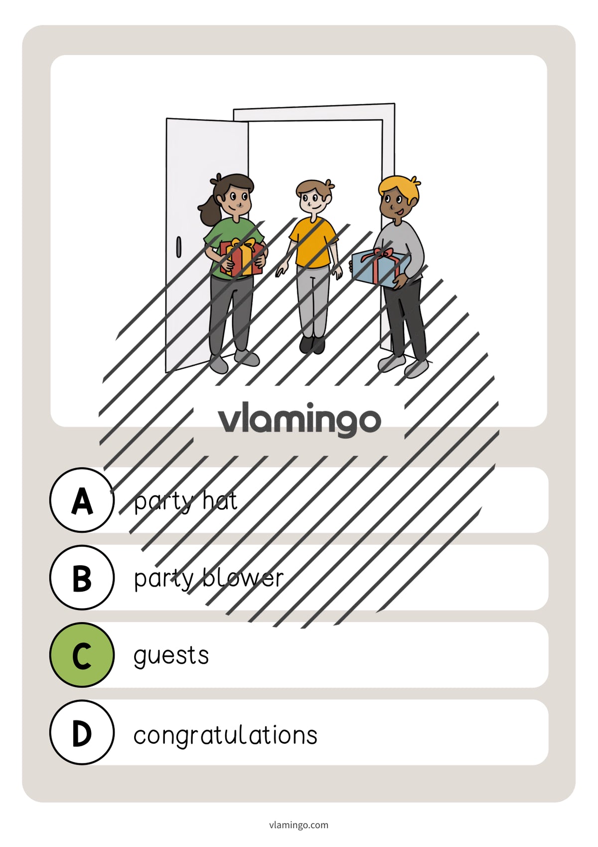 de englisch party vocabulary quiz 008