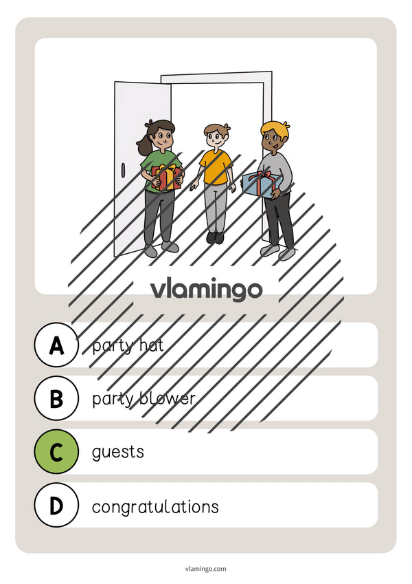 de englisch party vocabulary quiz 008