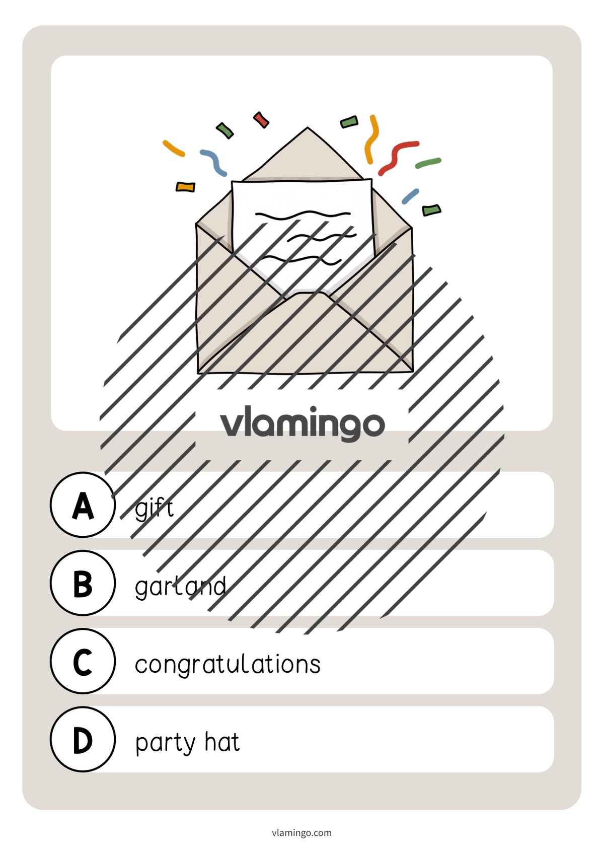 de englisch party vocabulary quiz 017