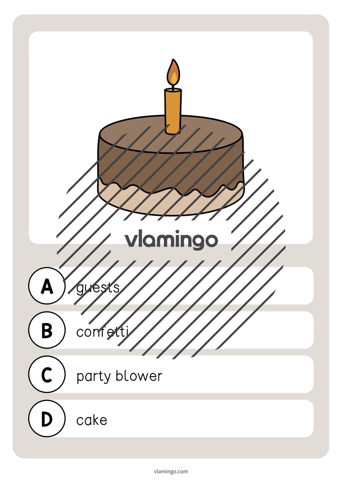 de englisch party vocabulary quiz 019