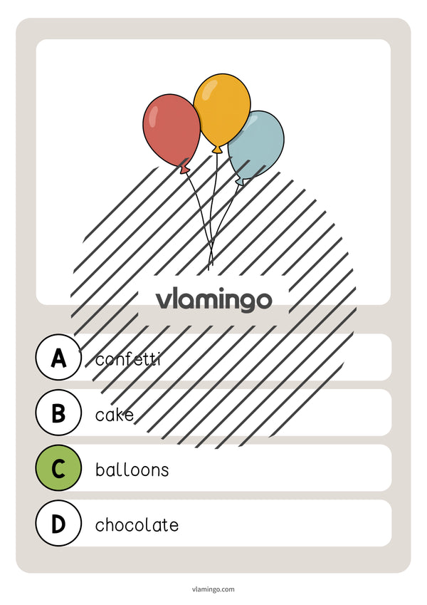 de englisch party vocabulary quiz 028