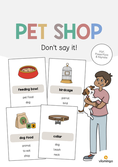 Pet Shop / Tierfachgeschäft: Don’t say it! (Englisch)