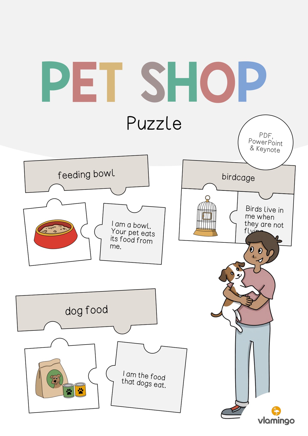 de englisch pet shop puzzle 001