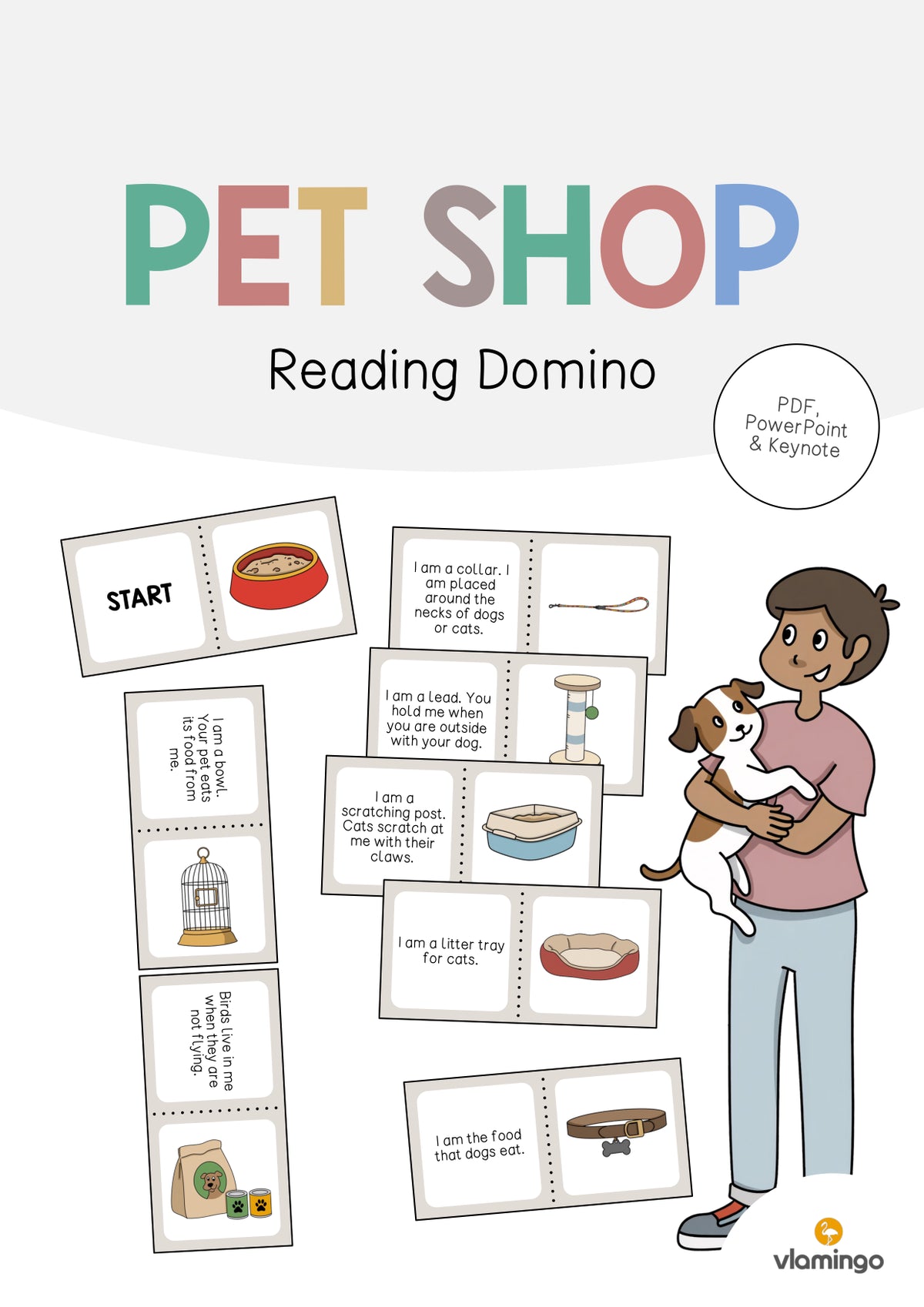 de englisch pet shop reading domino 001