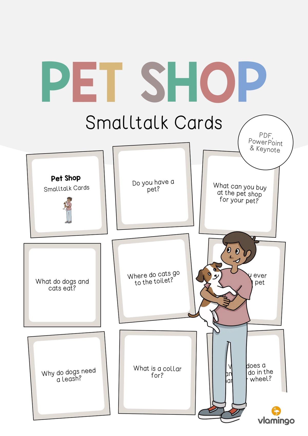 de englisch pet shop smalltalk cards 001