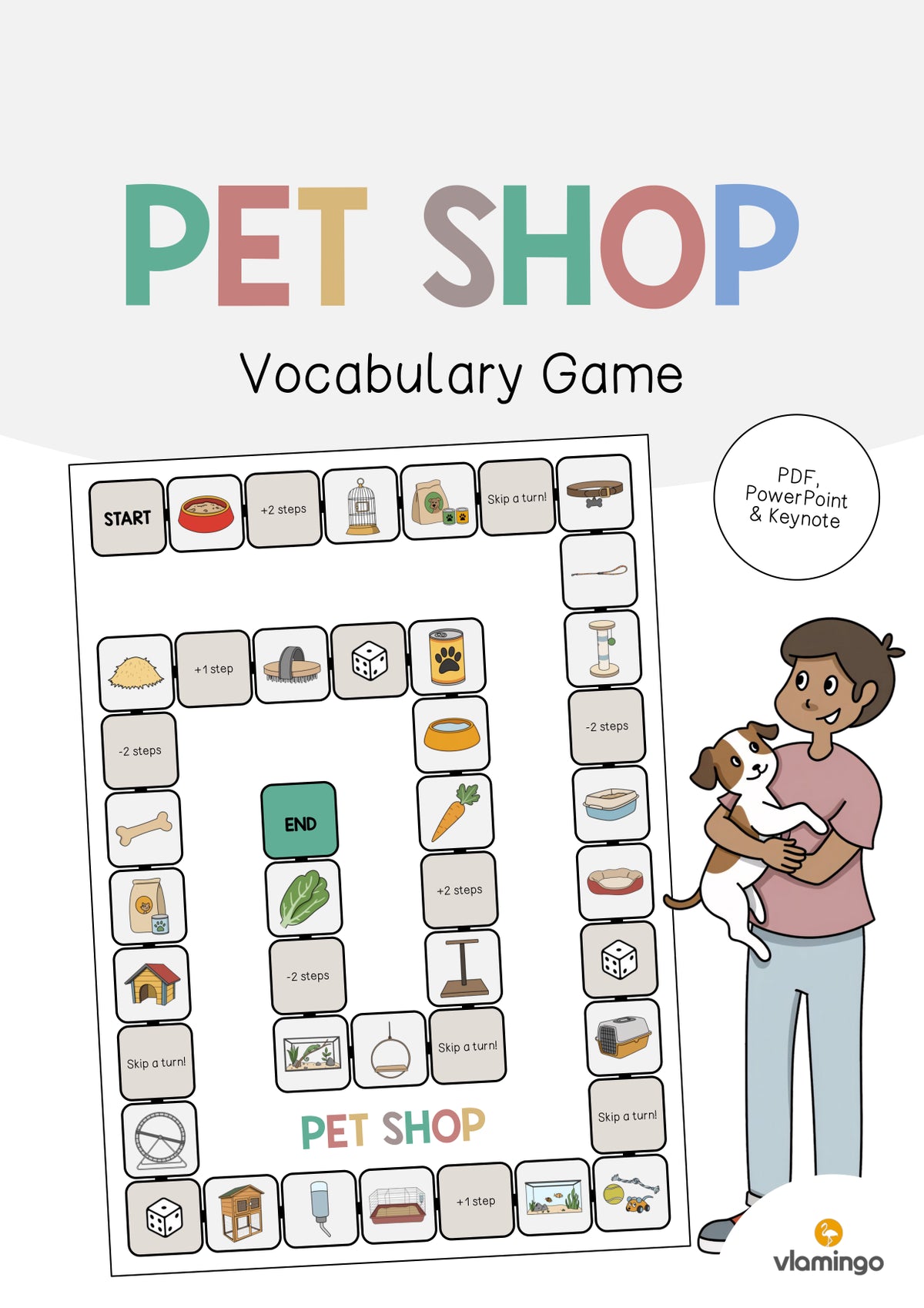 de englisch pet shop vocabulary game 001