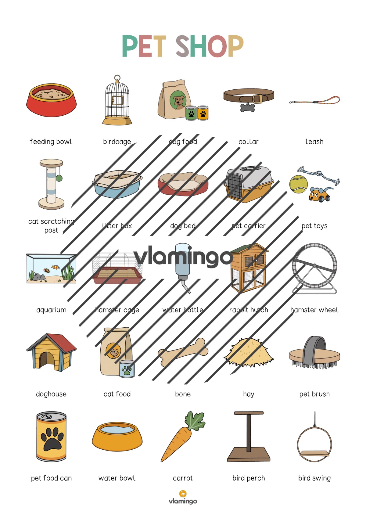 de englisch pet shop vocabulary poster 004