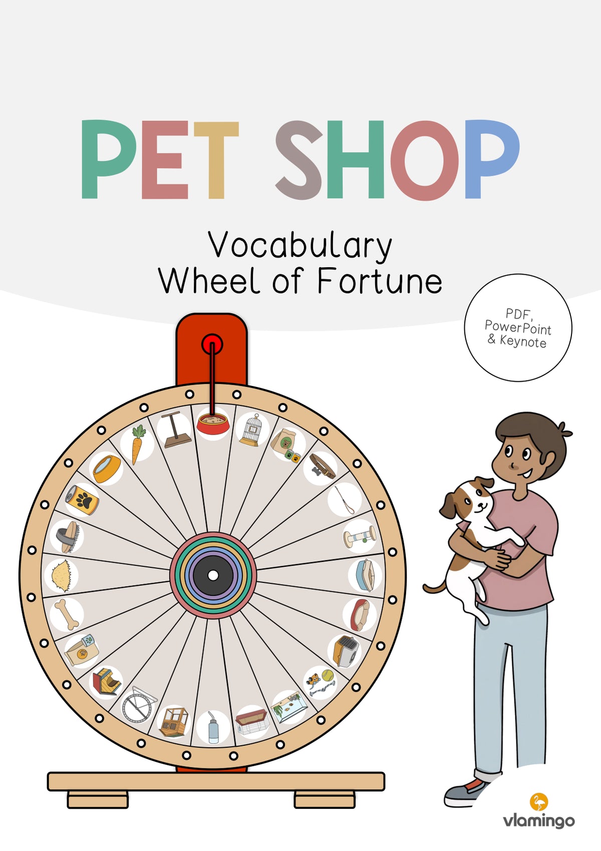 de englisch pet shop vocabulary wheel of fortune 001