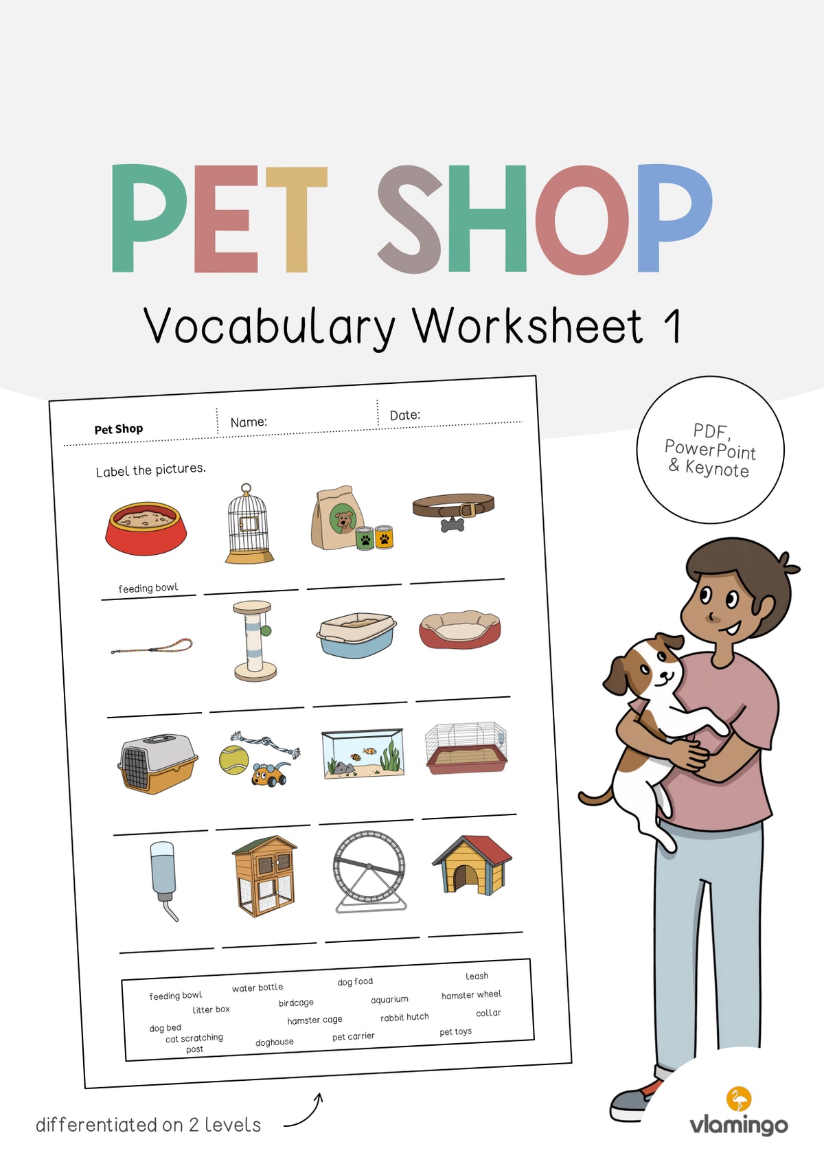 de englisch pet shop vocabulary worksheet 1 001