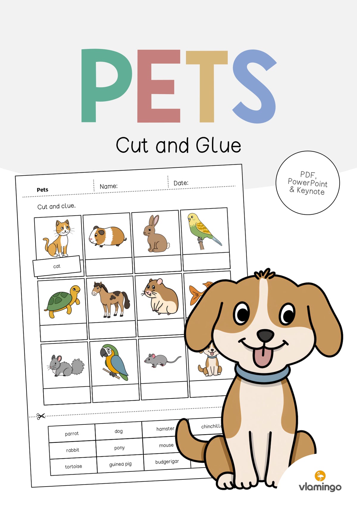de englisch pets cut and glue 001