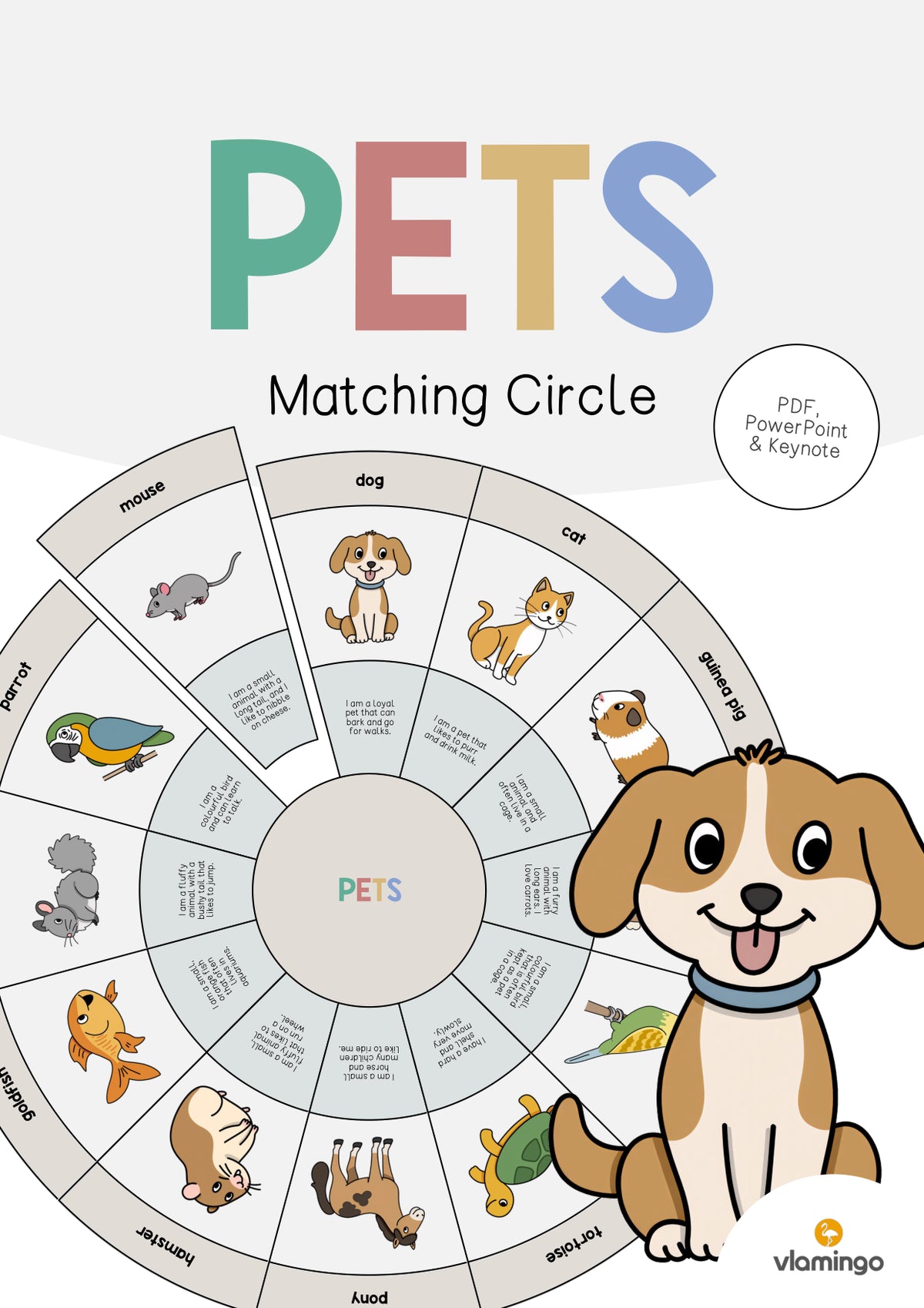 de englisch pets matching circle 001