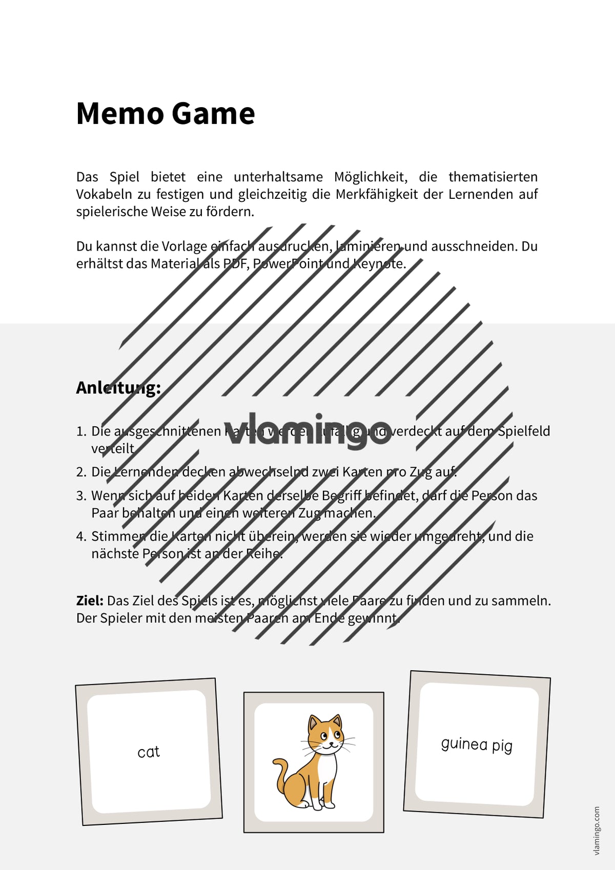 de englisch pets memo game 002