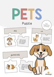 de englisch pets puzzle 001