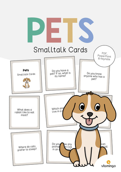 Pets / Haustiere: Smalltalk Cards (Englisch)