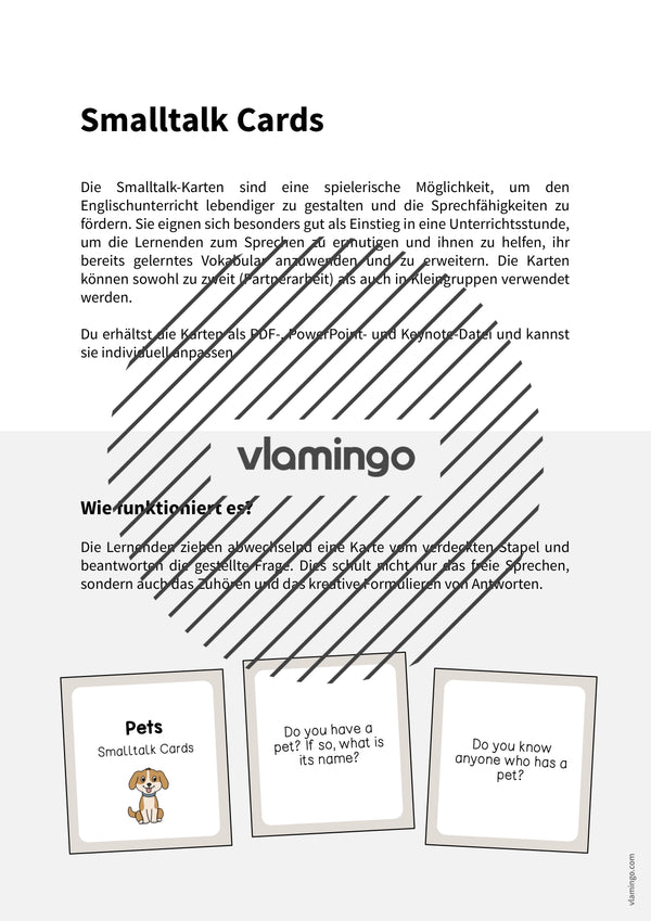 de englisch pets smalltalk cards 002