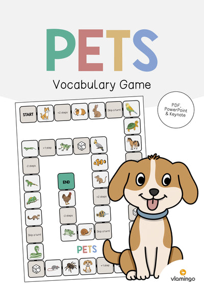 Pets / Haustiere: Vocabulary Game (Englisch)