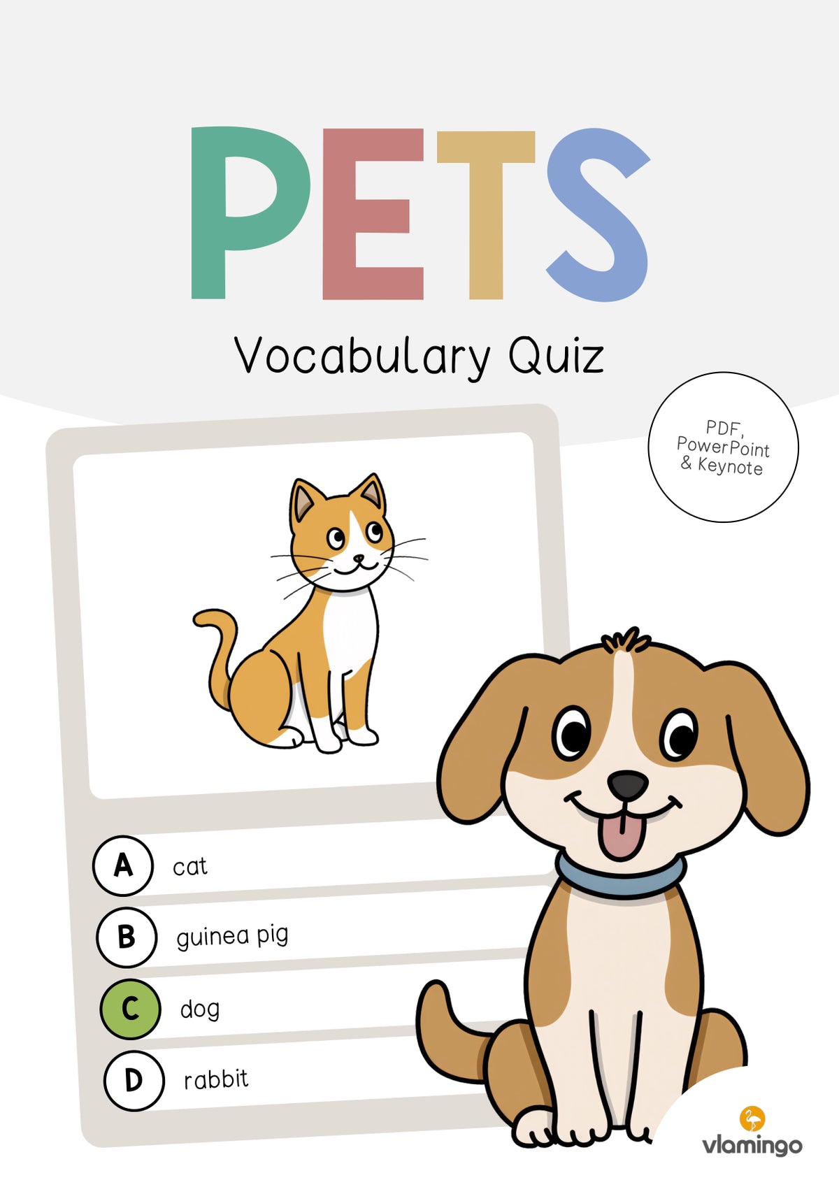 de englisch pets vocabulary quiz 001