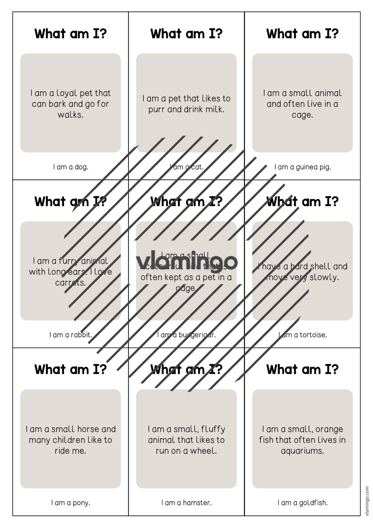 de englisch pets what am i cards 003