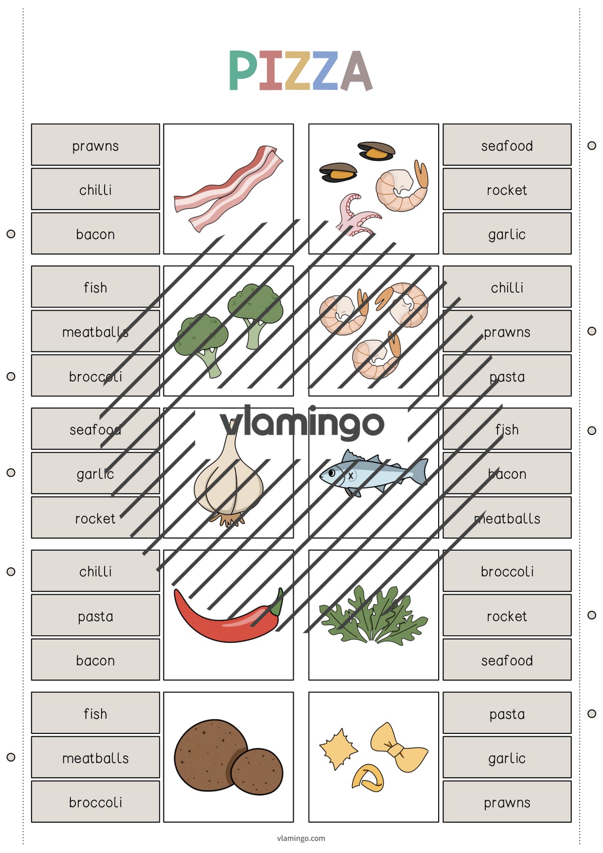 de englisch pizza clip cards 005