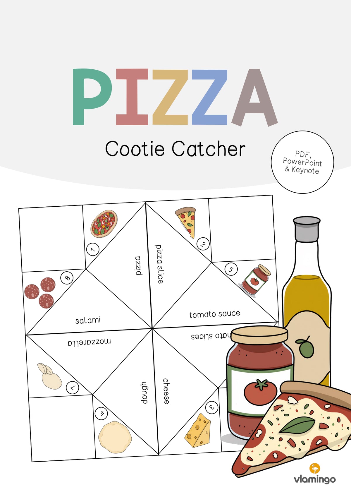 de englisch pizza cootie catcher 001