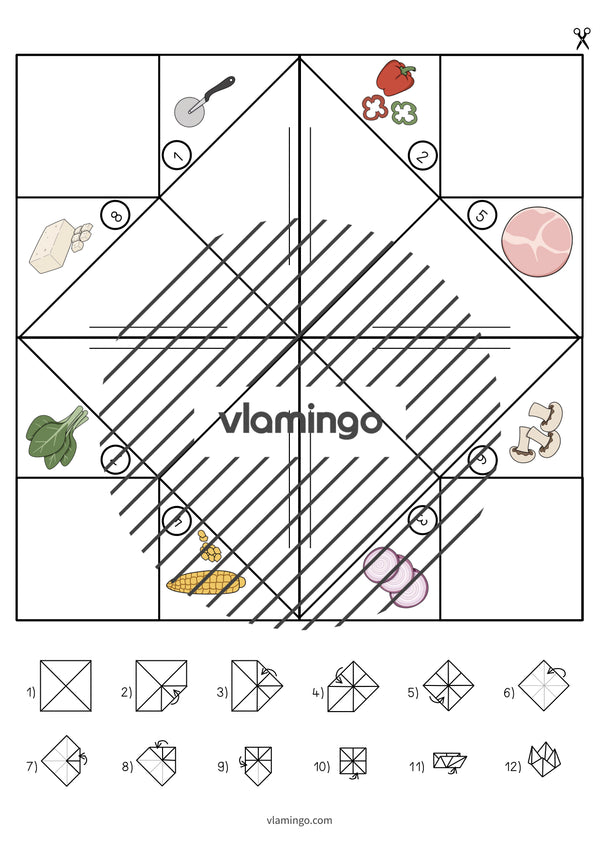 de englisch pizza cootie catcher 010