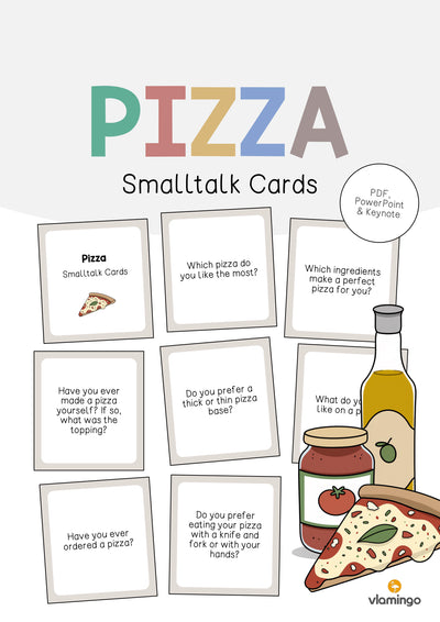 Pizza: Smalltalk Cards (Englisch)