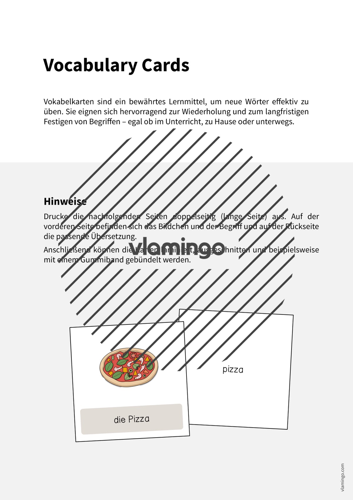 de englisch pizza vocabulary cards 002