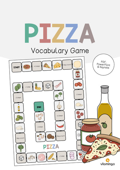 Pizza: Vocabulary Game (Englisch)