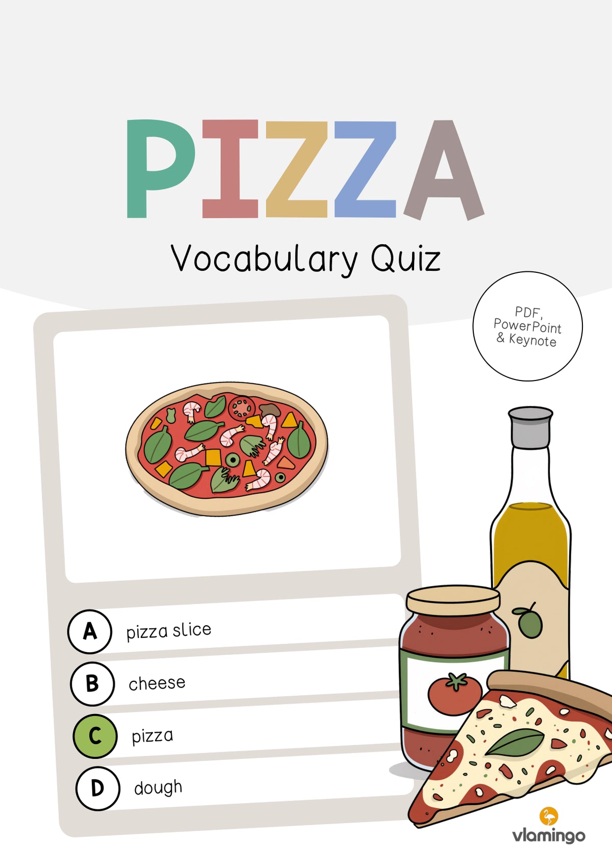 de englisch pizza vocabulary quiz 001
