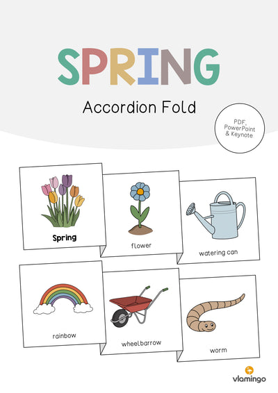 Spring / Frühling: Accordion Fold (Englisch)