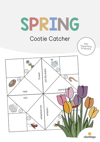 Spring / Frühling: Cootie Catcher (Englisch)