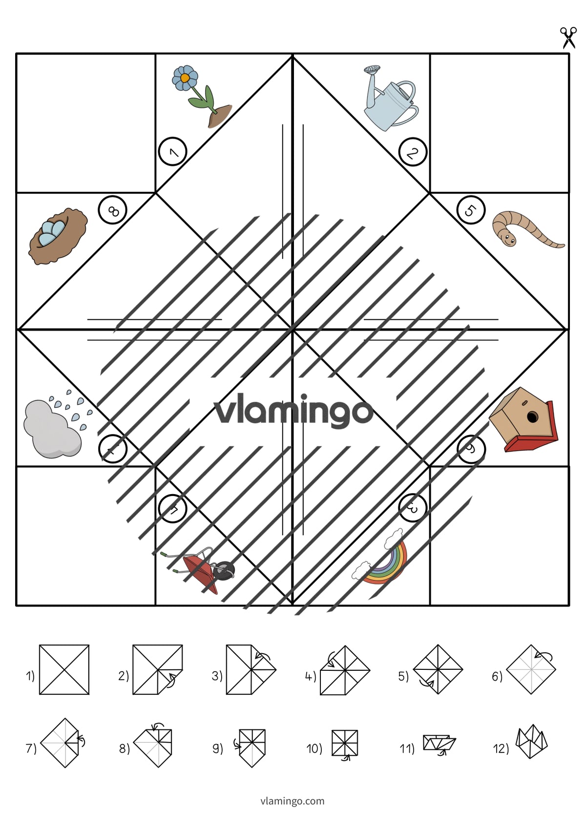 de englisch spring cootie catcher 009