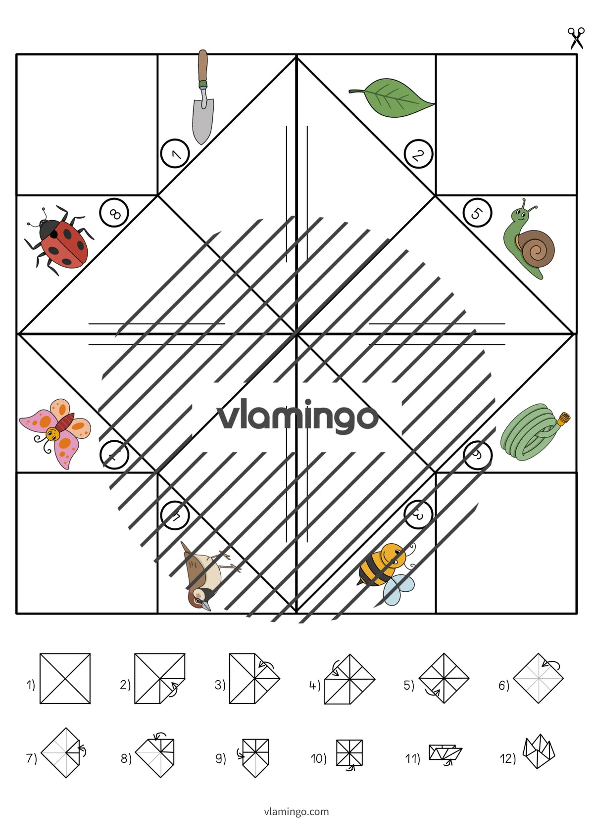 de englisch spring cootie catcher 010