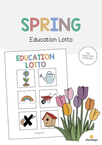 Spring / Frühling: Education Lotto (Englisch)