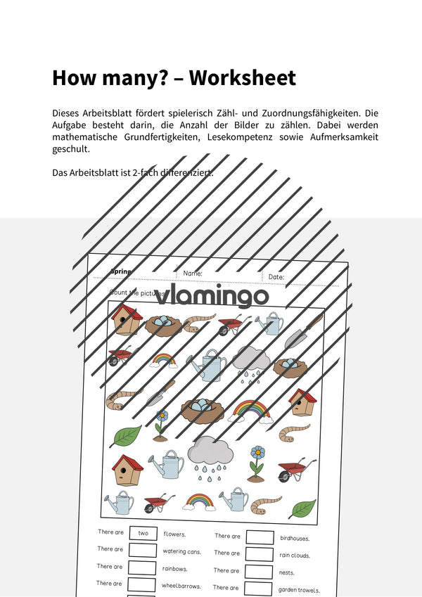 de englisch spring how many worksheet 002