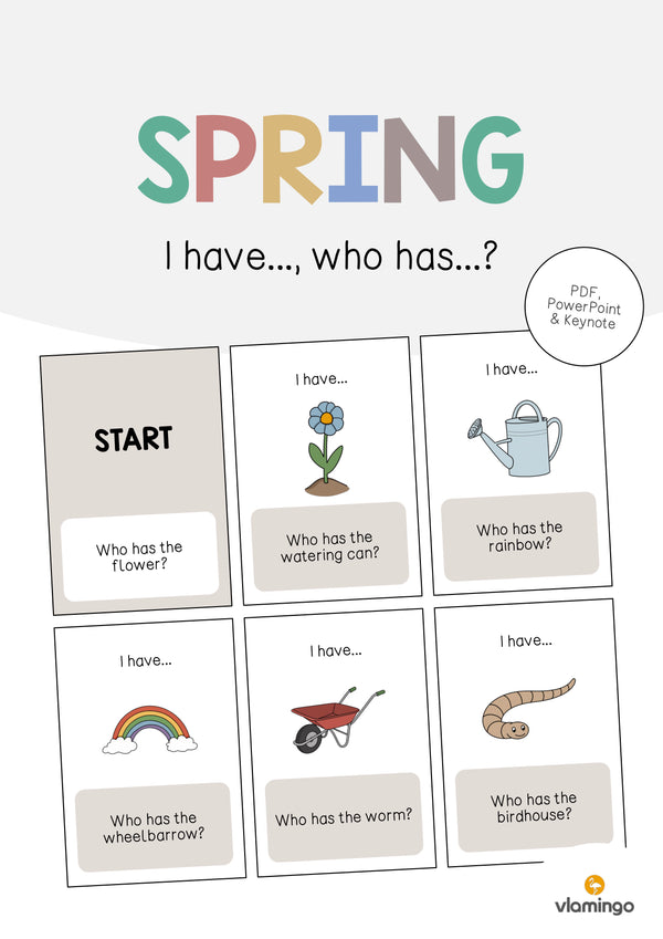 de englisch spring i have who has 001
