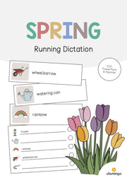 de englisch spring running dictation 001