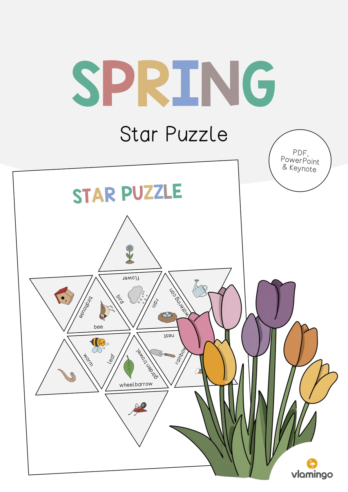 de englisch spring star puzzle 001