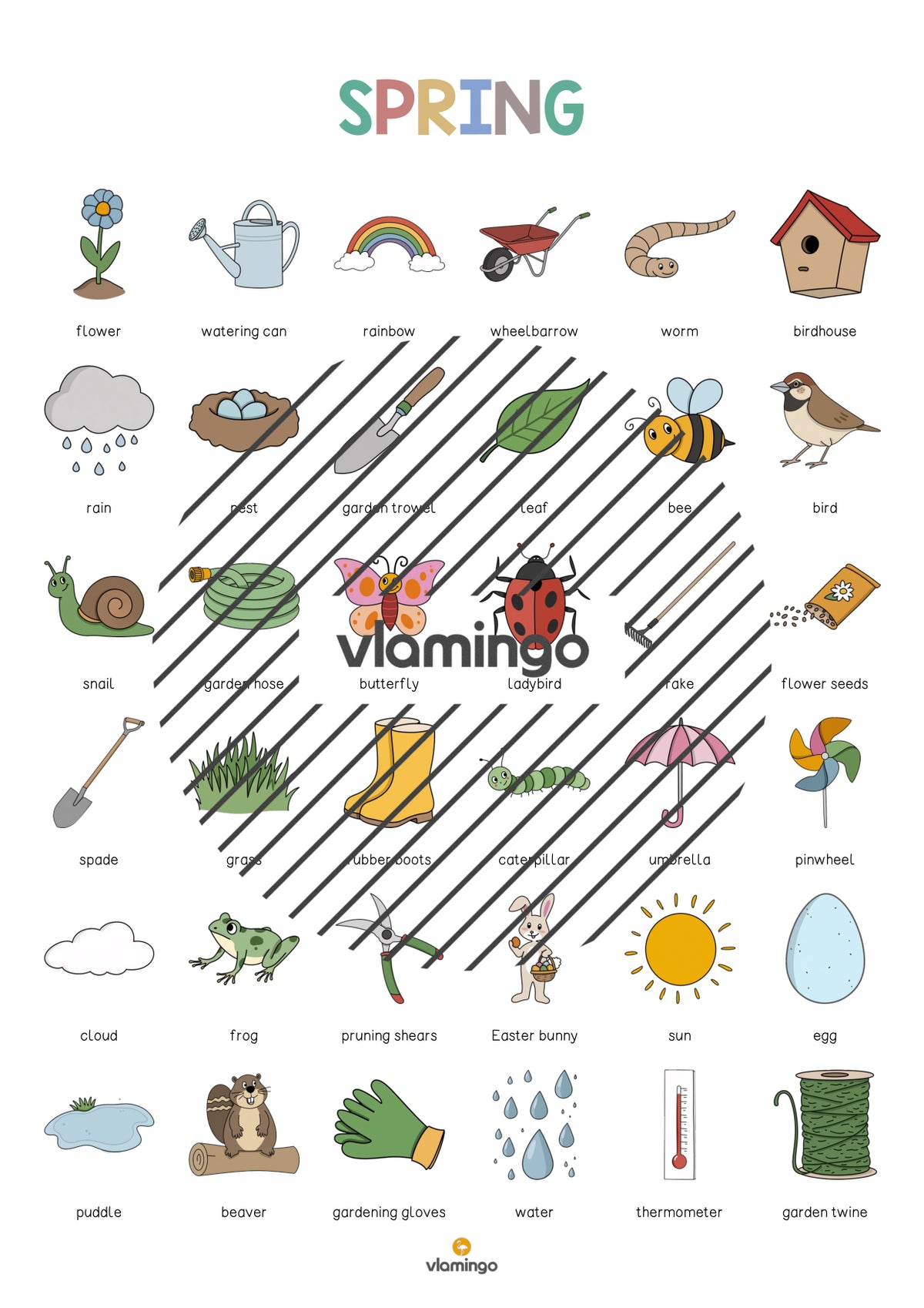 de englisch spring vocabulary poster 005