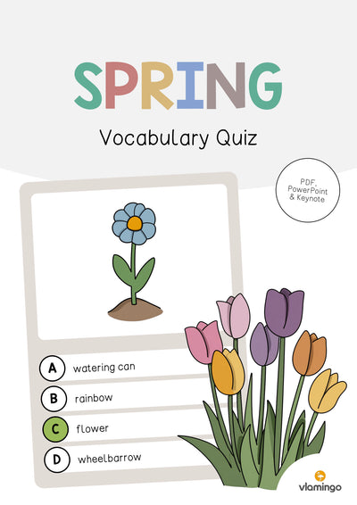 Spring / Frühling: Vocabulary Quiz (Englisch)