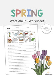de englisch spring what am i worksheet 001