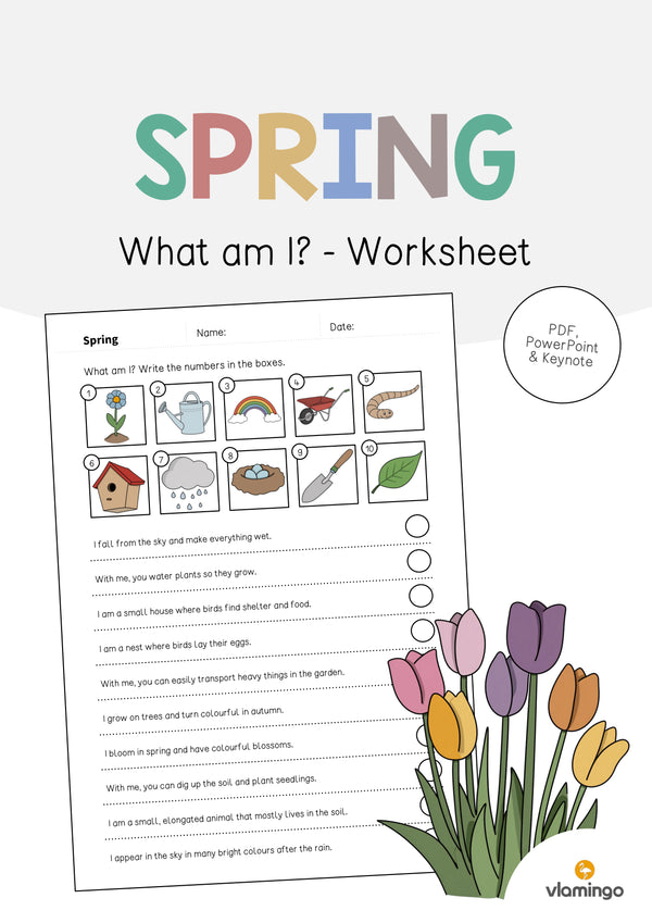 de englisch spring what am i worksheet 001