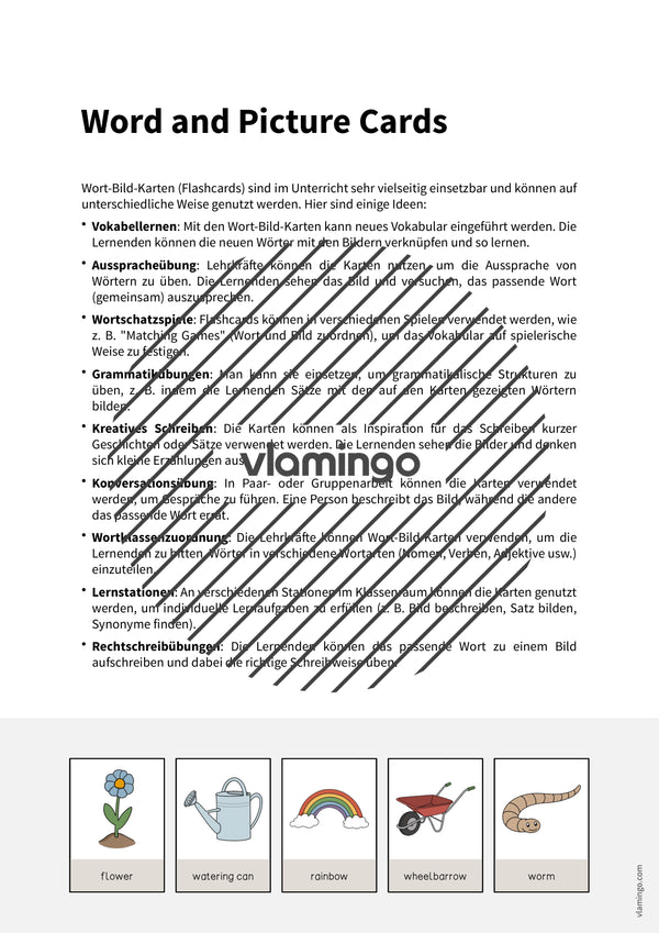 de englisch spring word and picture cards 002