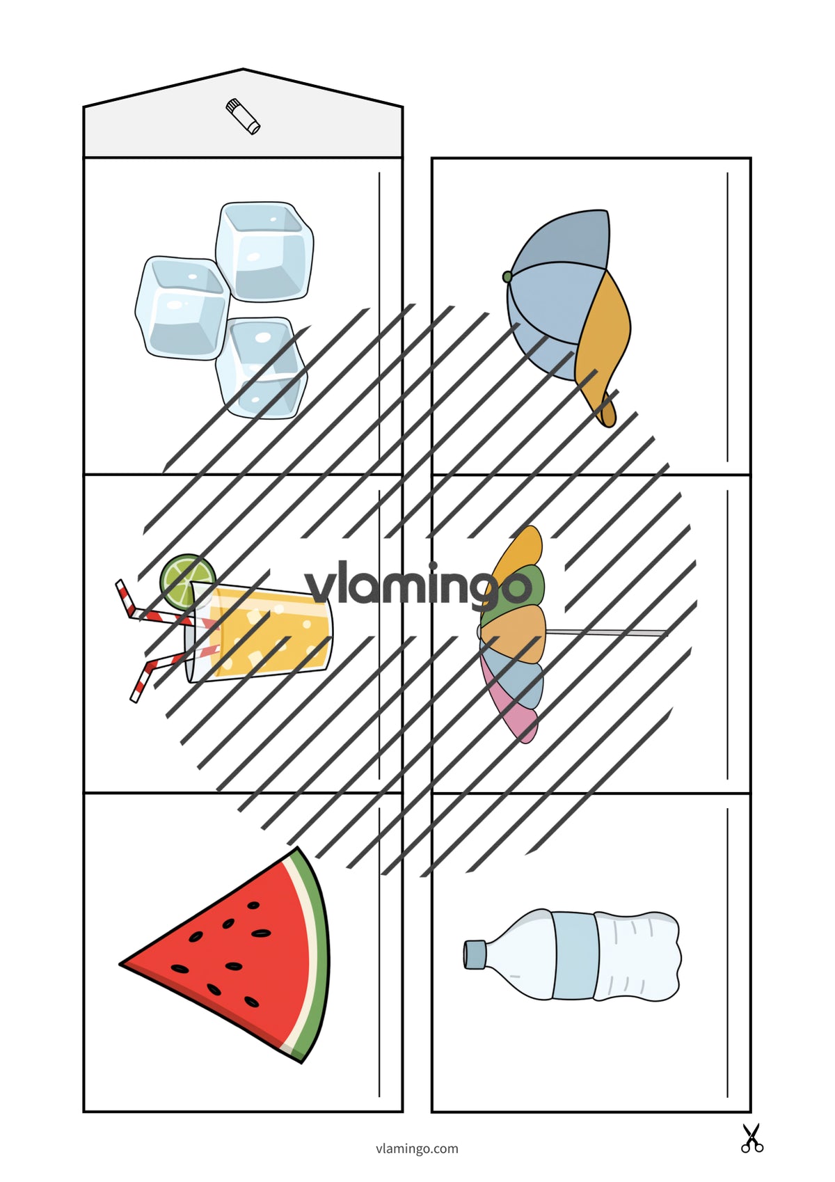 de englisch summer accordion fold 012