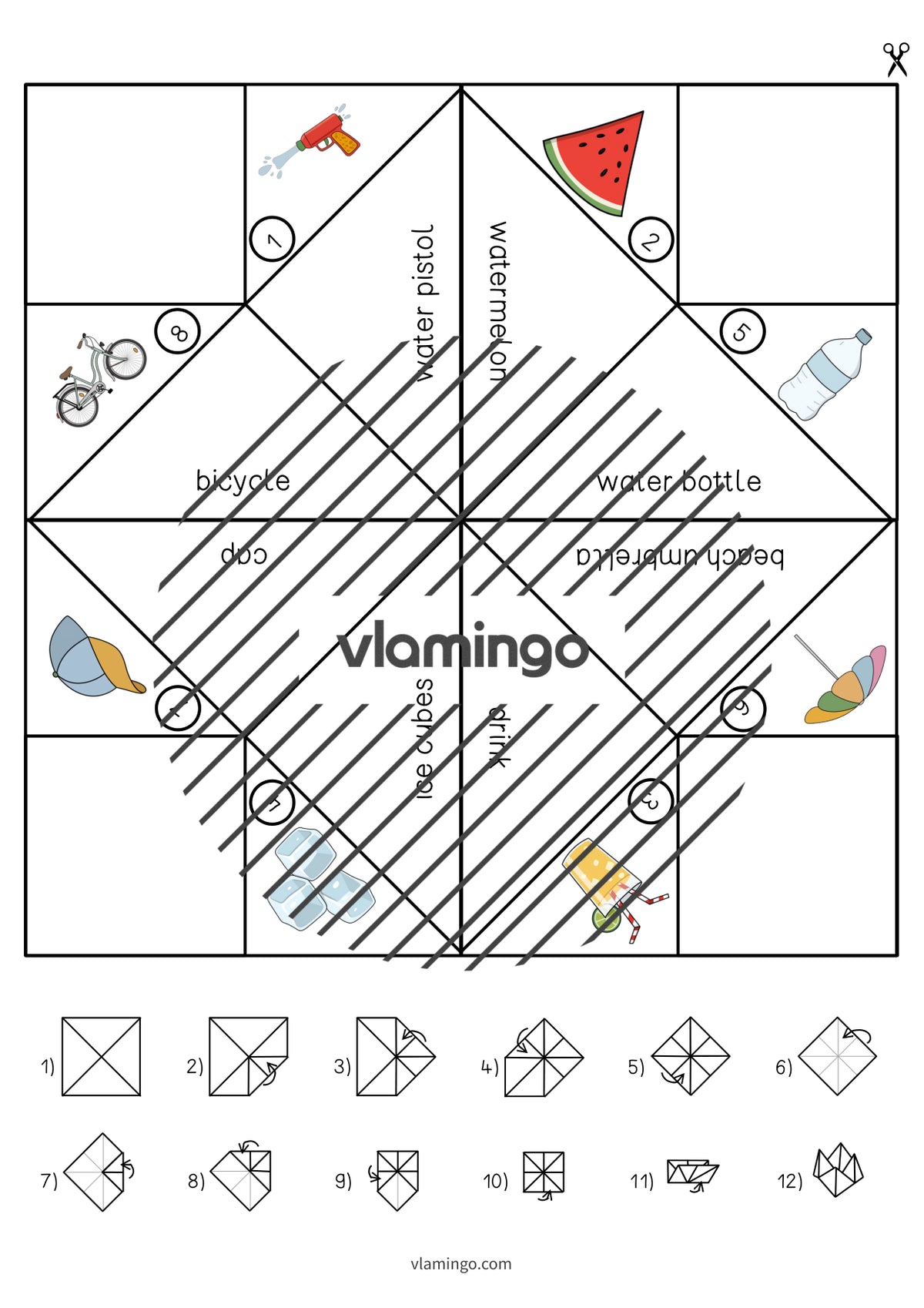 de englisch summer cootie catcher 007