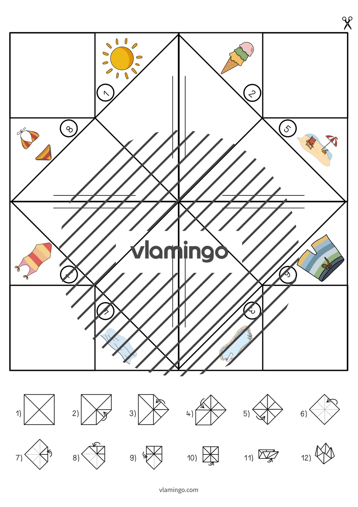 de englisch summer cootie catcher 009
